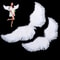 White Angel Feather Wings With Elastic Straps For Kids Party And Cosplay 3