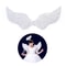 White Angel Feather Wings With Elastic Straps For Kids Party And Cosplay 7