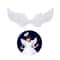 White Angel Feather Wings With Elastic Straps For Kids Party And Cosplay 9