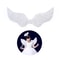 White Angel Feather Wings With Elastic Straps For Kids Party And Cosplay 9