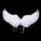 White Angel Feather Wings With Elastic Straps For Kids Party And Cosplay 11