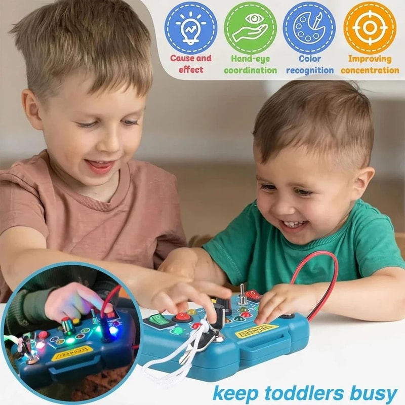 LED Busy Board Sensory Toy 5