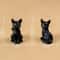 Mini Black Cat Resin Figurines 2 Pack 3