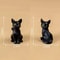 Mini Black Cat Resin Figurines 2 Pack 3