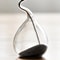 Modern Black Glass Hourglass Decor 4