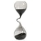 Modern Black Glass Hourglass Decor 6