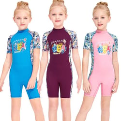 girls unicorn one piece swimsuit