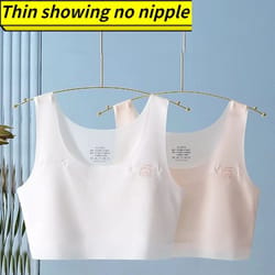 teen girls 2-in-1 training and sports tube top bra