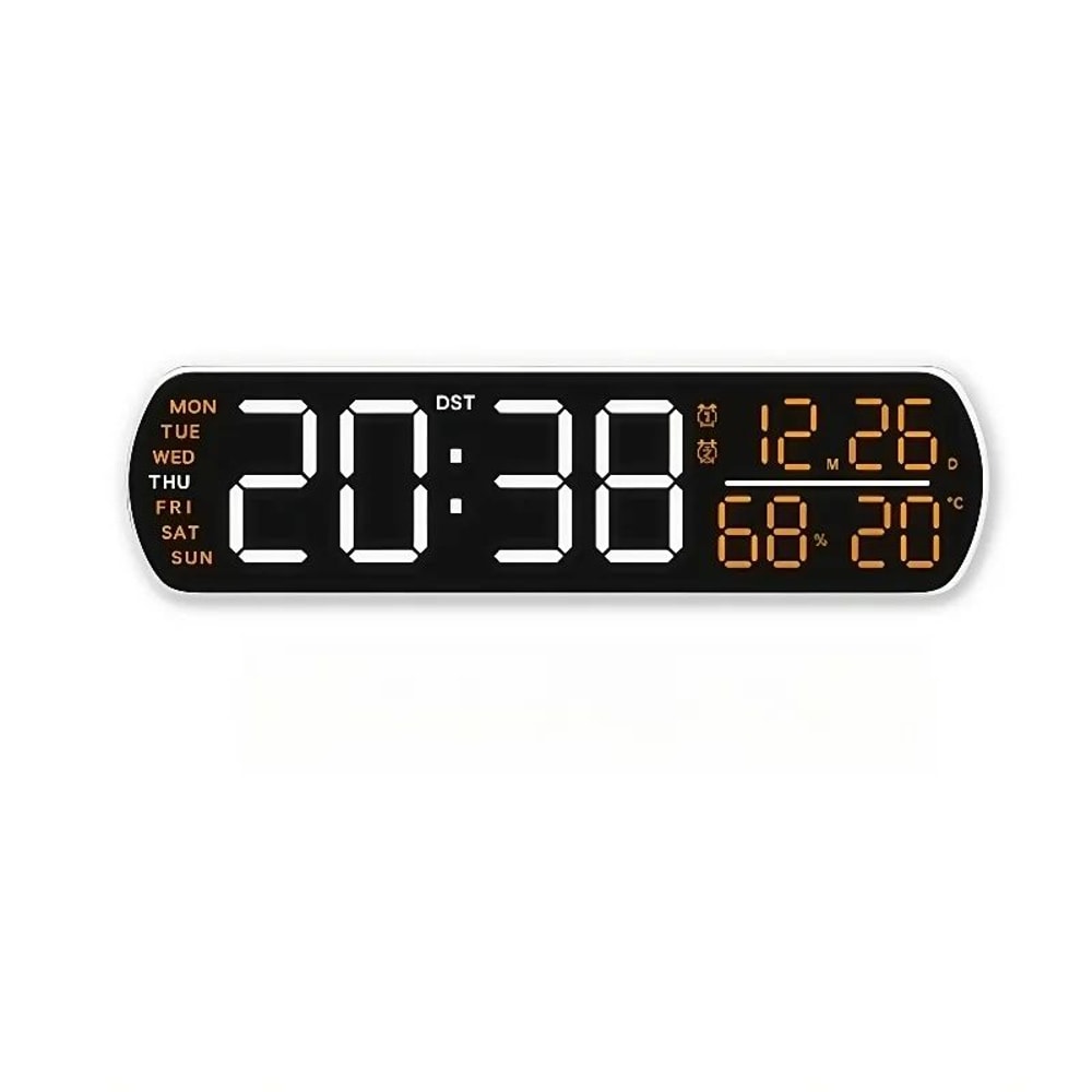 LED Digital Alarm Clock With Temperature And Humidity 17