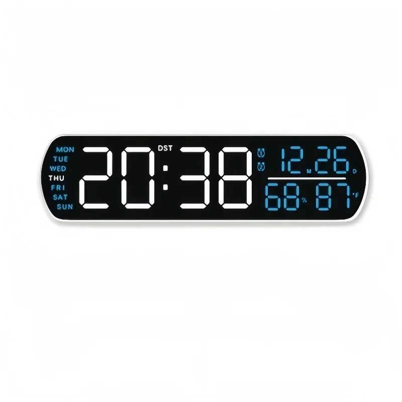 LED Digital Alarm Clock With Temperature And Humidity 19