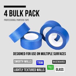 proedge 1 in x 100 ft blue professional painters tape – bulk resolution