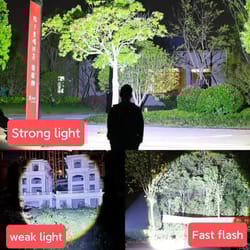 ultrabeam pro 1,000,000 lm high power led flashlight – usb rechargeable for camping, emergency & outdoor use