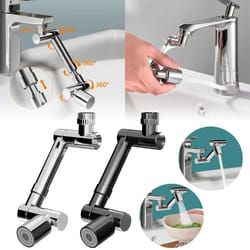 smartswivel 1440° universal faucet extender – retractable kitchen & bathroom sink aerator