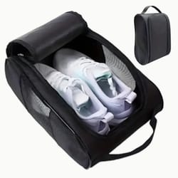 portable oxford cloth golf shoe bag – breathable & lightweight shoe carrier