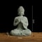 ZenSerenity Mini Buddha Aquarium Statue Green Sandstone Zen Fish Tank Decor 13