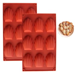 premium silicone madeleine mold pan – 9-cavity non-stick baking tray