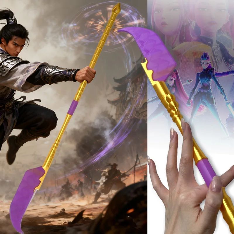 Rumi Cosplay Sword Replica Collapsible Anime Weapon Prop For Halloween Conventions 0