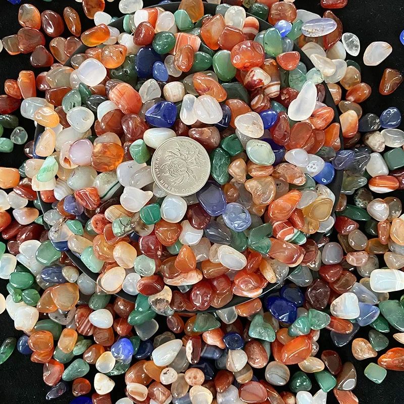 Premium Colorful Agate Pebbles For Aquariums Vases Succulent Decor 4