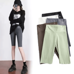 high waisted yoga shorts for women tummy control butt lifting workout tights