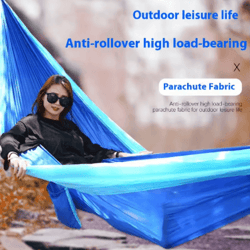 ultra light camping hammock 300kg heavy duty parachute nylon travel hammock for outdoor and indoor use
