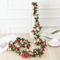 Artificial Rose Flower Vine 250cm Decorative Fake Floral Rattan For Home Wedding And Garden 5