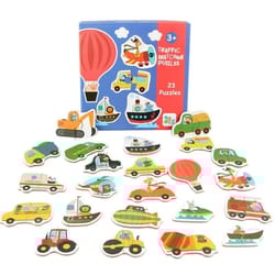 kids wooden jigsaw puzzle matching game early learning educational toy