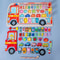 Montessori Wooden Fire Truck Busy Board Math Fishing Learning Toy 14