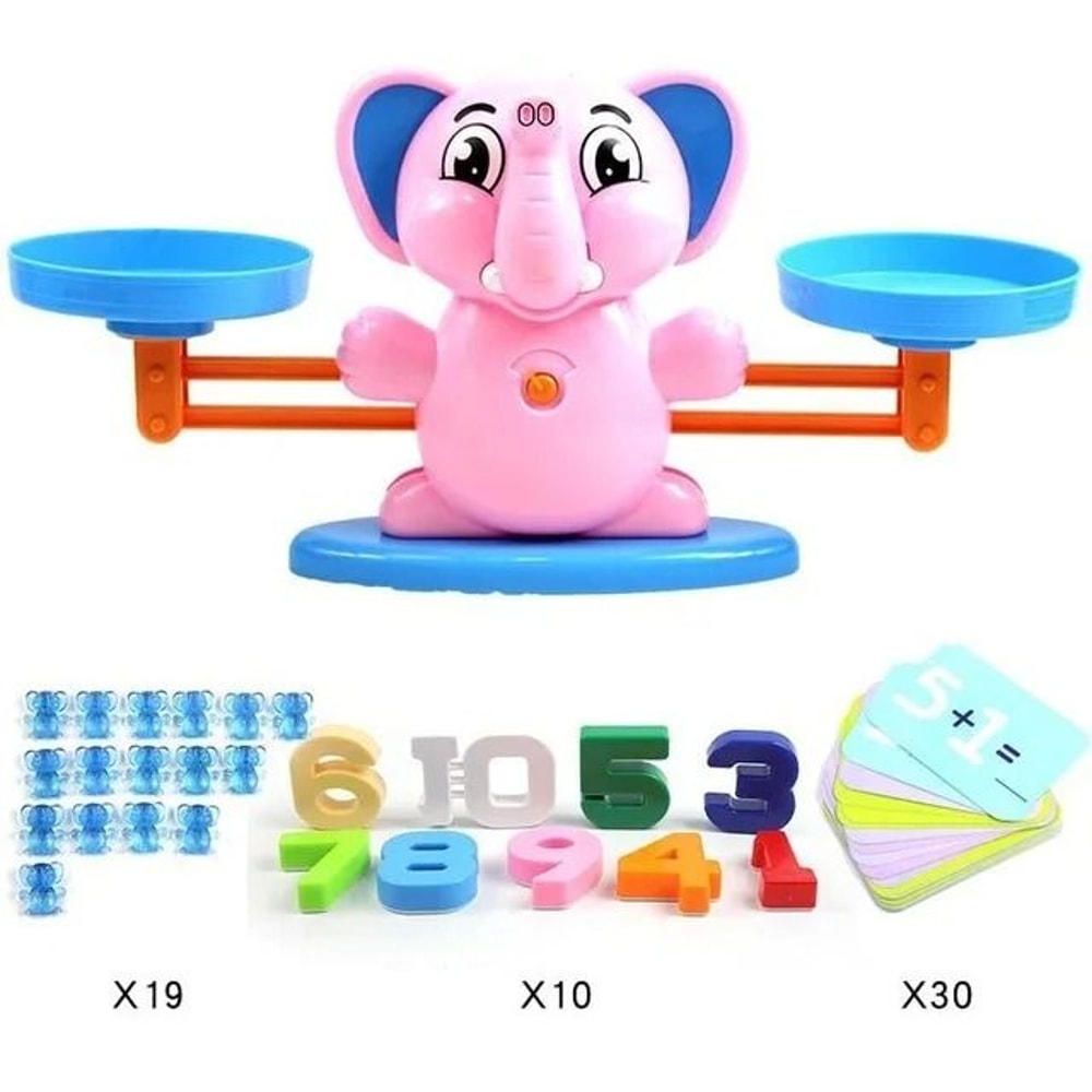 Montessori Math Toy Monkey Balance Scale Number Learning Game 5
