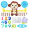 Montessori Math Toy Monkey Balance Scale Number Learning Game 8