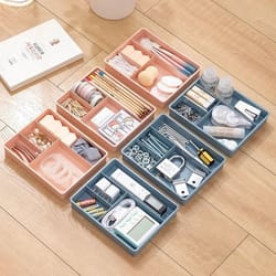 adjustable drawer makeup storage box desktop cosmetic organizer with dividers