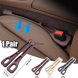 car seat gap filler organizer waterproof pu crevice storage set