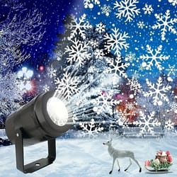 led snowflake projection light - snowflake projector light with usb power for holiday & party atmosphere