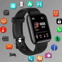 smartwatch for men and women fitness tracker with message alerts and health monitor