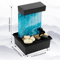 Tabletop Waterfall Fountain With Soft Lights Relaxation And Meditation Home Decor 8