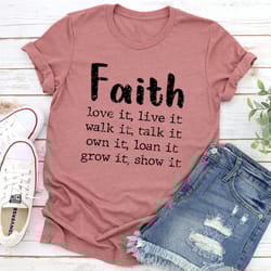 faith love it live it tee