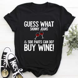 skinny jeans & side parts tee