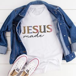 jesus made tee