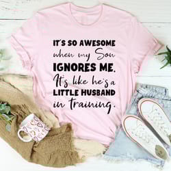 little husband in training tee