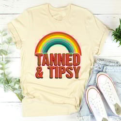 tanned & tipsy tee