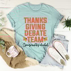 thanksgiving debate team tee