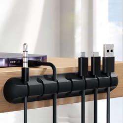 cable cord organizer silicone usb cable winder management clips self adhesive for mouse keyboard headset