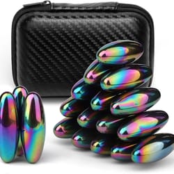 magnetic bead fidgeting toy for adults edc fidget toys oval magnet balls anxiety adhd autism fridge rattle snake magnets