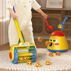 montessori educational bell emitter toy, creative learning dust catcher for kids, diy game for boys and girls