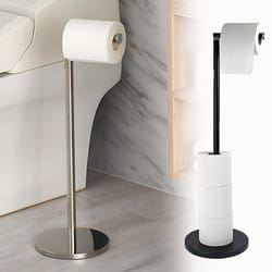 single pole paper towel holder bathroom stainless steel floor mounted toilet paper holder kitchen floor shelf bathroom