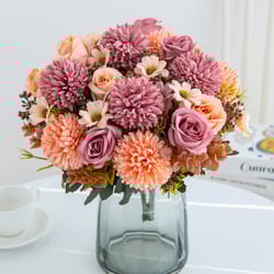 artificial silk rose flowers wreaths wedding home room decoration photography props