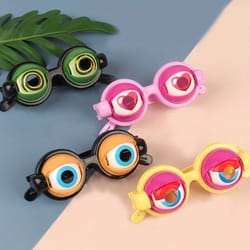 funny glasses for adults, fun pranks, plastic party toys, birthday and christmas gift for all ages