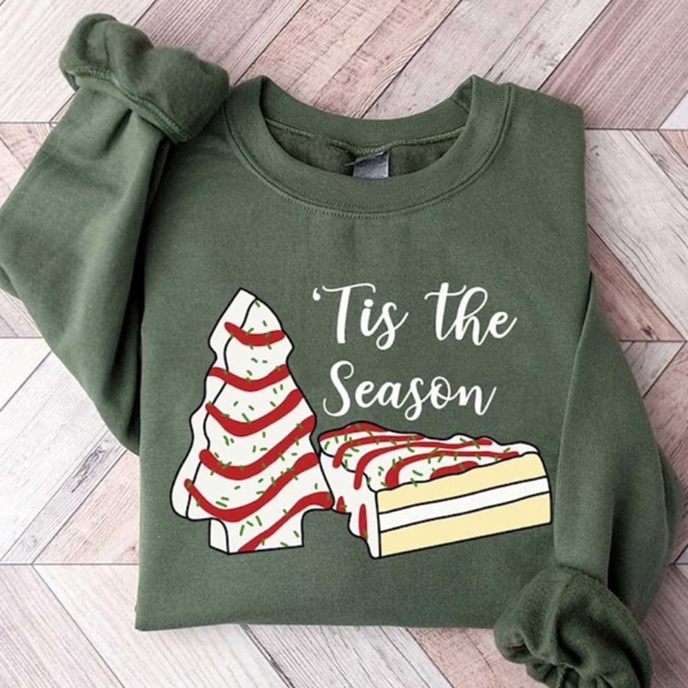 MR264202310350christmastreecakesweatshirtlittledebbieholidaycakeimage1jpg