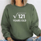 MR2310202310914squarerootof121yearsoldsweatshirtcustombirthdayimage1jpg