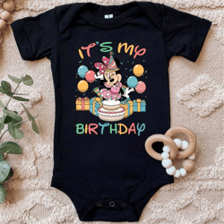 it's my birthday shirt, minnie or mickey shirt, birthday gift shirt, disney birthday girl shirt, disney kids shirt, it's