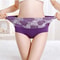 Cotton High Waisted Abdominal Underwear Purple